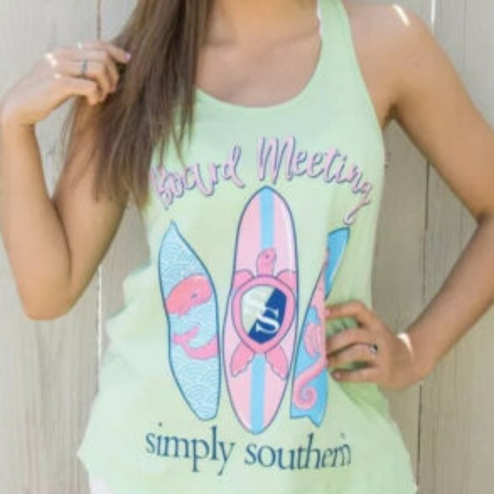 Simply Southern Board Meeting Tank
